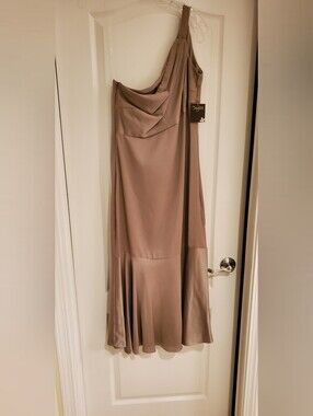 Taylor Dresses Taupe Formal Dress- Size 10 NWT